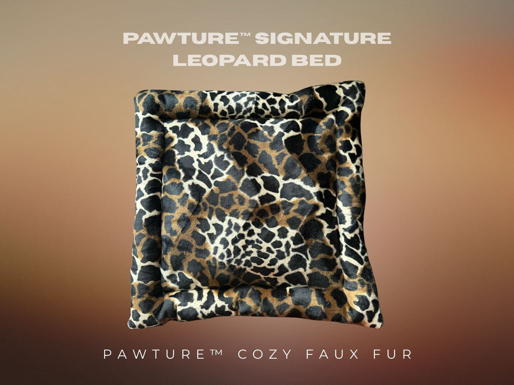 PawTure™ Signature Leopard Bed