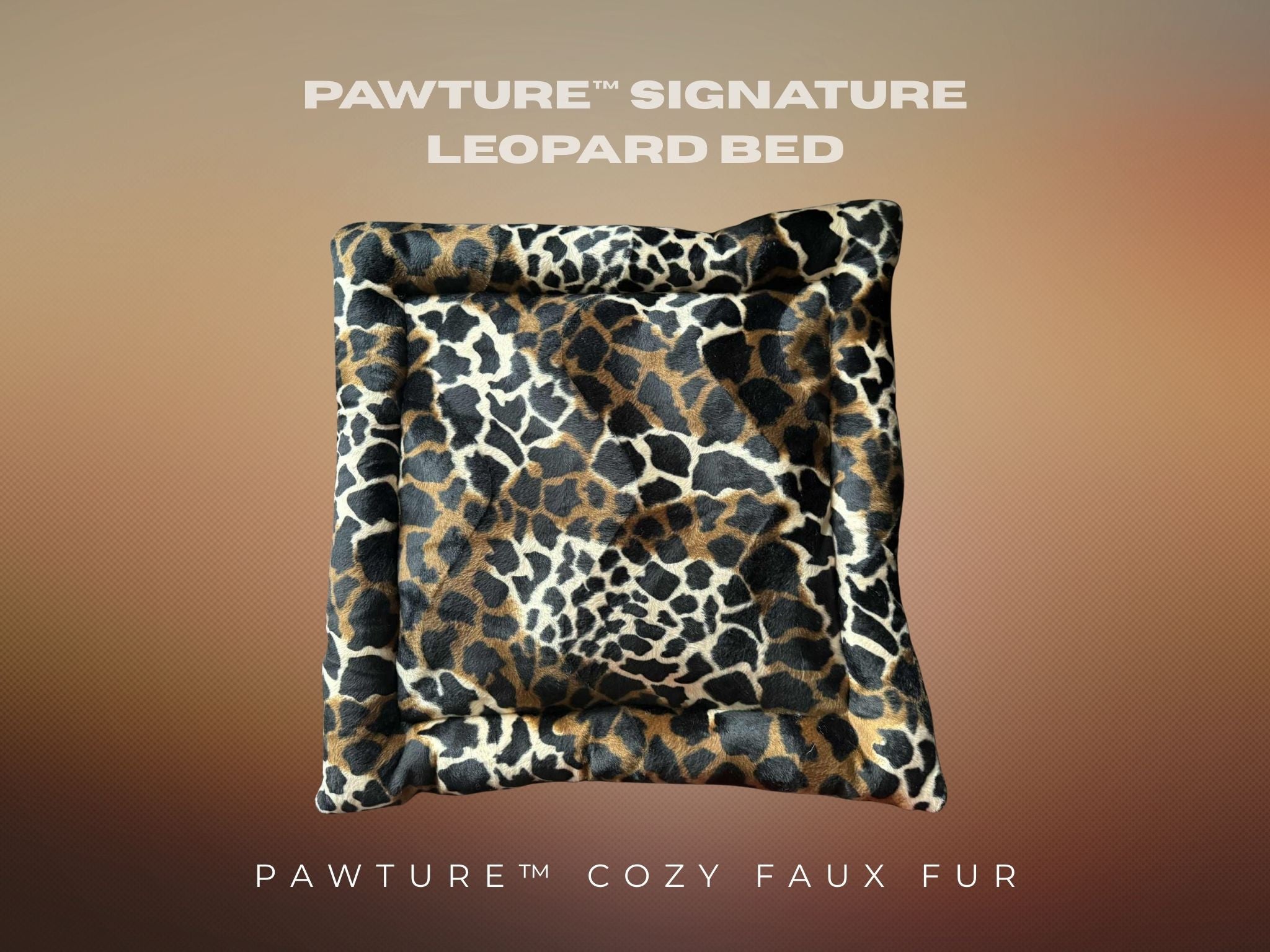 PawTure™ Signature Leopard Bed